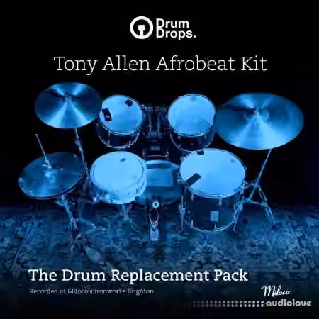 DrumDrops Tony Allen Afrobeat Kit: Drum Replacement Pack [MULTiFORMAT]