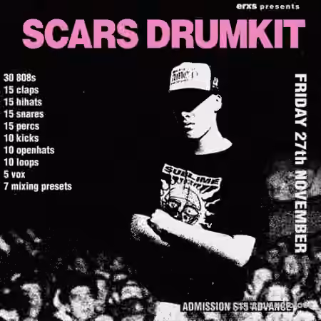 ERXS Scars (drumkit) [WAV, Synth Presets]