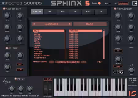 Infected Sounds Sphinx 5 v5.0.0 Regged [WiN]