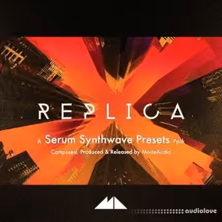 ModeAudio Replica Serum Synthwave Presets [WAV, Synth Presets]