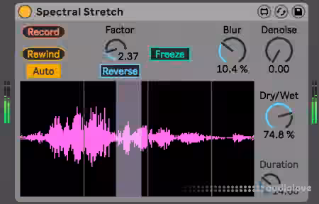 New Flore Music Max for Live: Spectral Stretch [Max for Live]