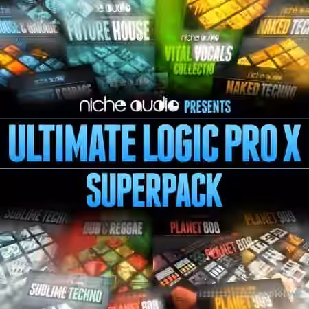 Niche Audio Ultimate Logic Pro X Superpack [DAW Templates]