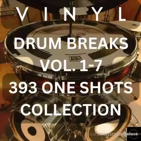 PastToFutureReverbs Vinyl Drum Breaks Vol.1-7 One Shots Collection 393 Vinyl Drums One Shots [WAV]