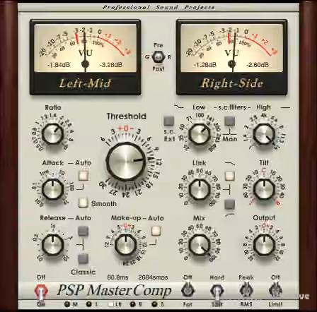 PSPaudioware MasterComp v1.9.0 / v1.8.0 [WiN, MacOSX]