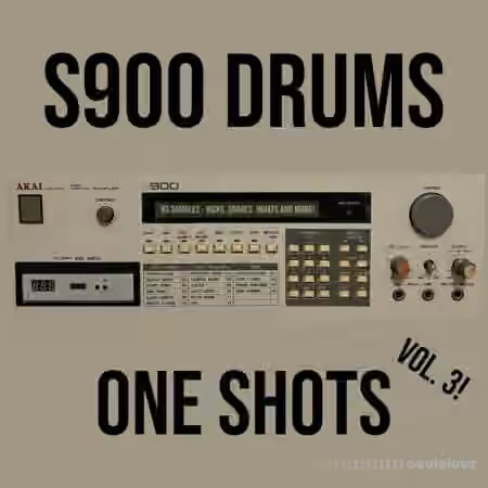 Vu S900 drums one shots Vol.3 [WAV]